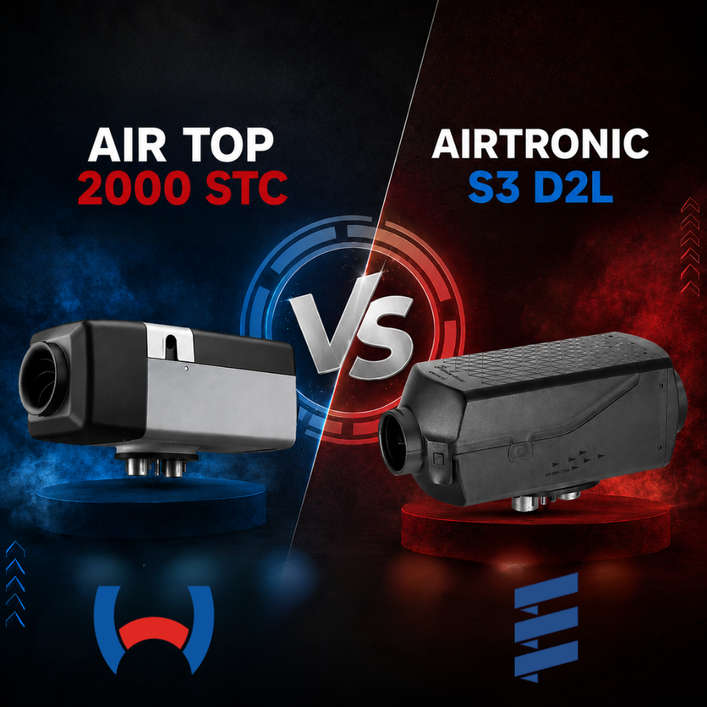 Webasto Air Top 2000 STC vs Espar Airtronic S3 D2L: Which Diesel Heater Is Right for You?