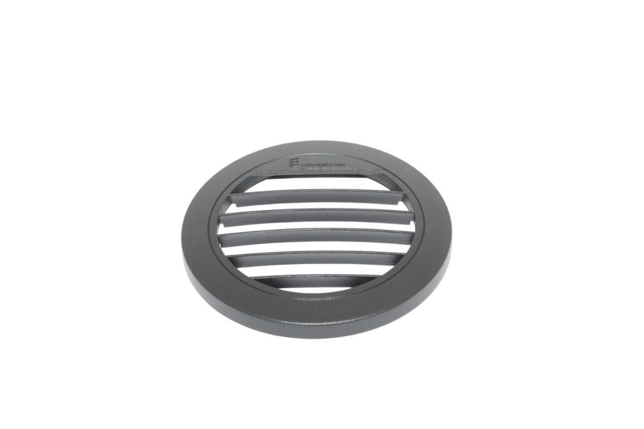 Eberspacher Grill Outlet 75 / 90 mm Flat 30deg Black - 22 1000 01 00 52