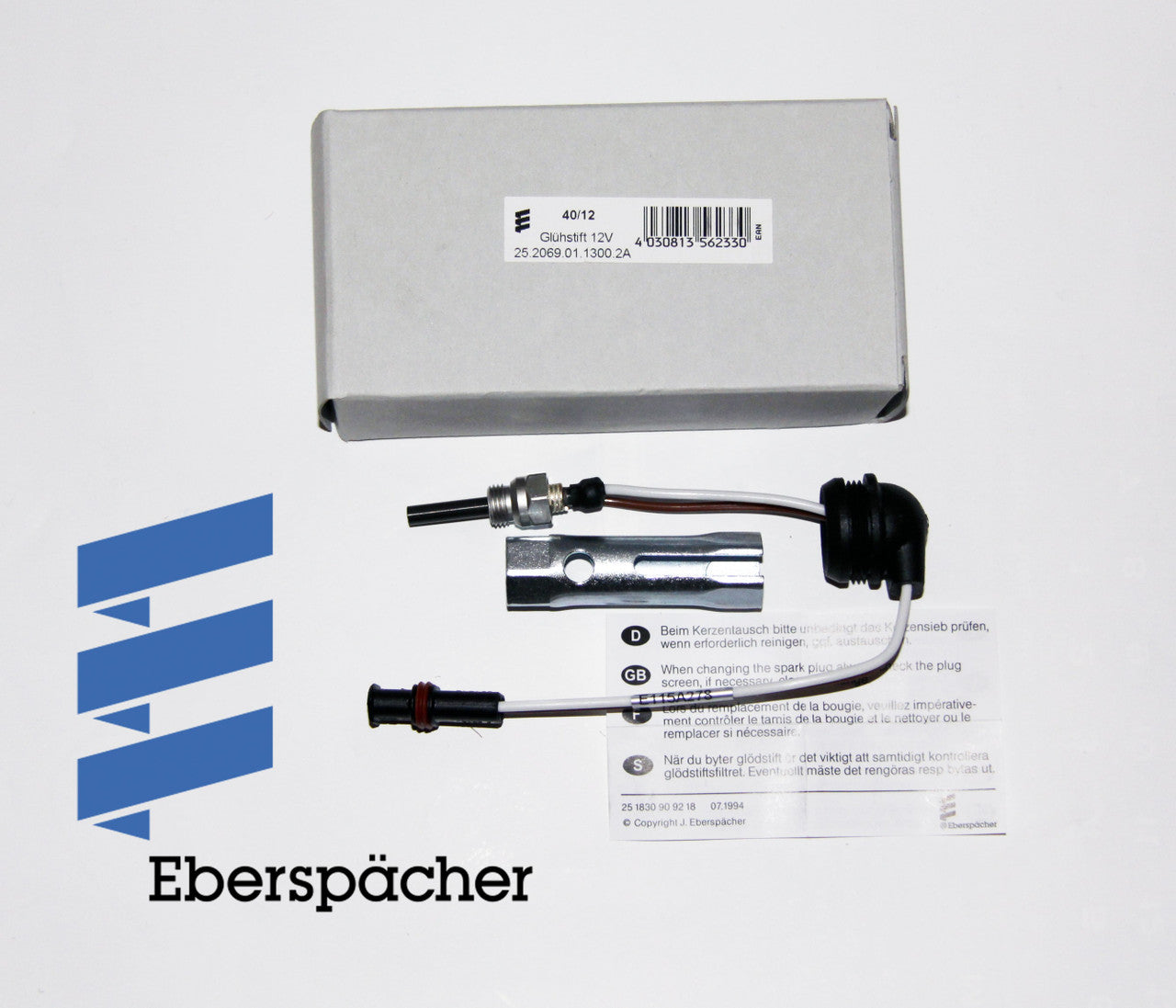 Eberspacher Glow Pin for Airtronic D2L D4L D4S 12v - 25 2069 01 13 00