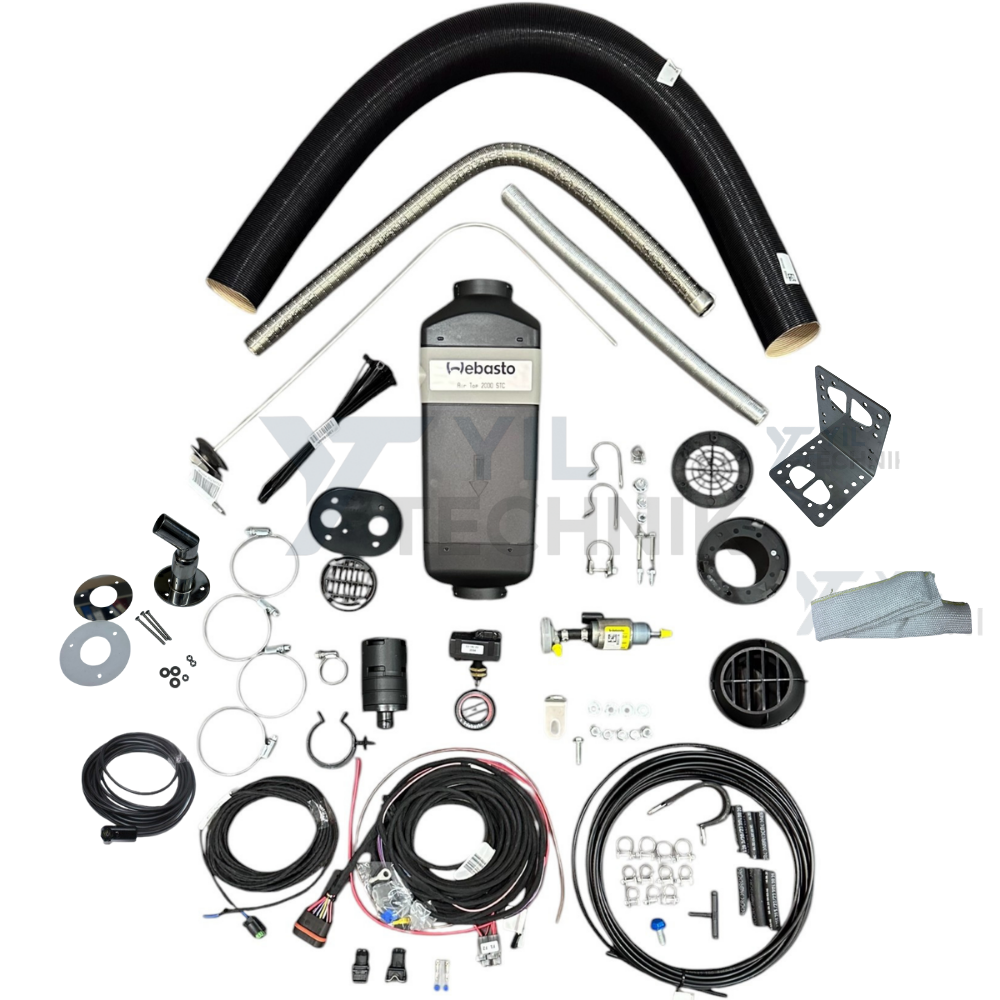 Webasto Air Top 2000 STC Marine Kit 2kW Diesel Heater 24V – Complete Installation Set (9032229A-9034319C)