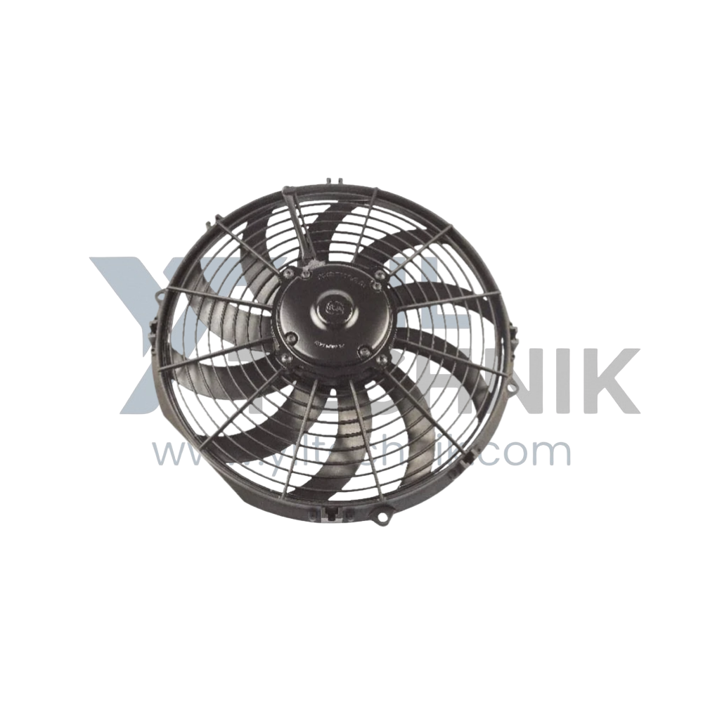 12inch 335 mm outer diameter Kormas 12V suction axial helix fan motor medium motor type- 743 150 66/ 74315066