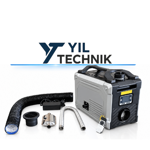YIL TECHNIK SP5 5kW Self-Powered Diesel Air Heater – Portable Off-Grid Heater with 7L Tank