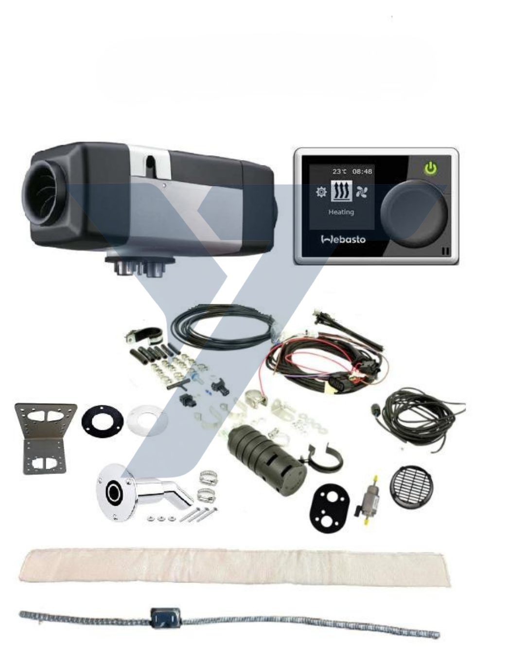 Webasto Air Top Evo 40 Marine Kit – 12V Diesel Air Heater | 9028022A / 9028022B (Multi Control Panel)