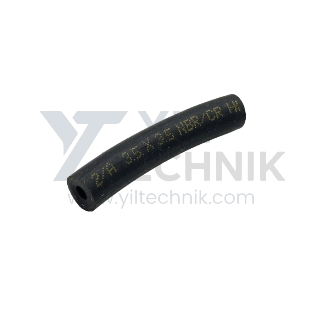 Fuel Pipe Hose Connector Rubber Joint Compatible with Eberspächer 3.5 mm ID x 9.5 mm OD - 36075300