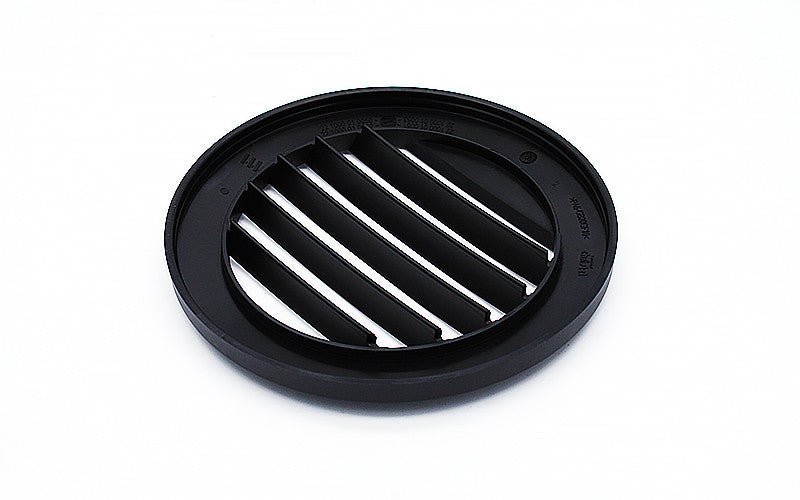 Eberspacher Grill Outlet 75 / 90 mm Flat 30deg Black - 22 1000 01 00 52