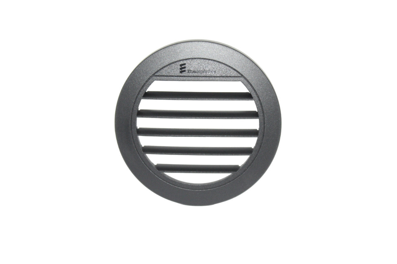 Eberspacher Grill Outlet 75 / 90 mm Flat 30deg Black - 22 1000 01 00 52