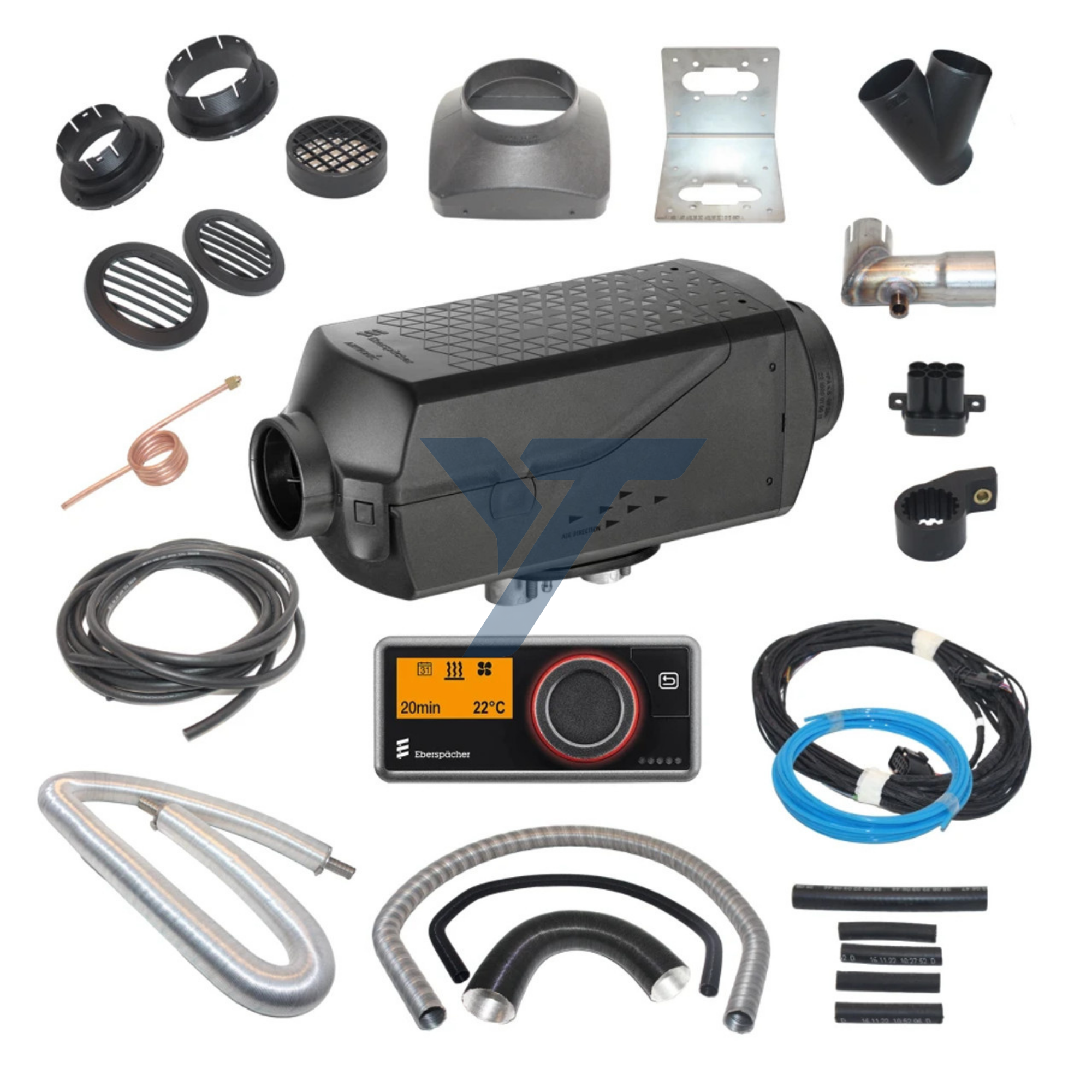 Eberspacher Airtronic AL3 D6L 24V RV Diesel Heater – Comfort Installation Kit