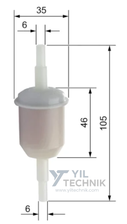 Webasto and Eberspacher compatible with Fuel filter - 1319466A