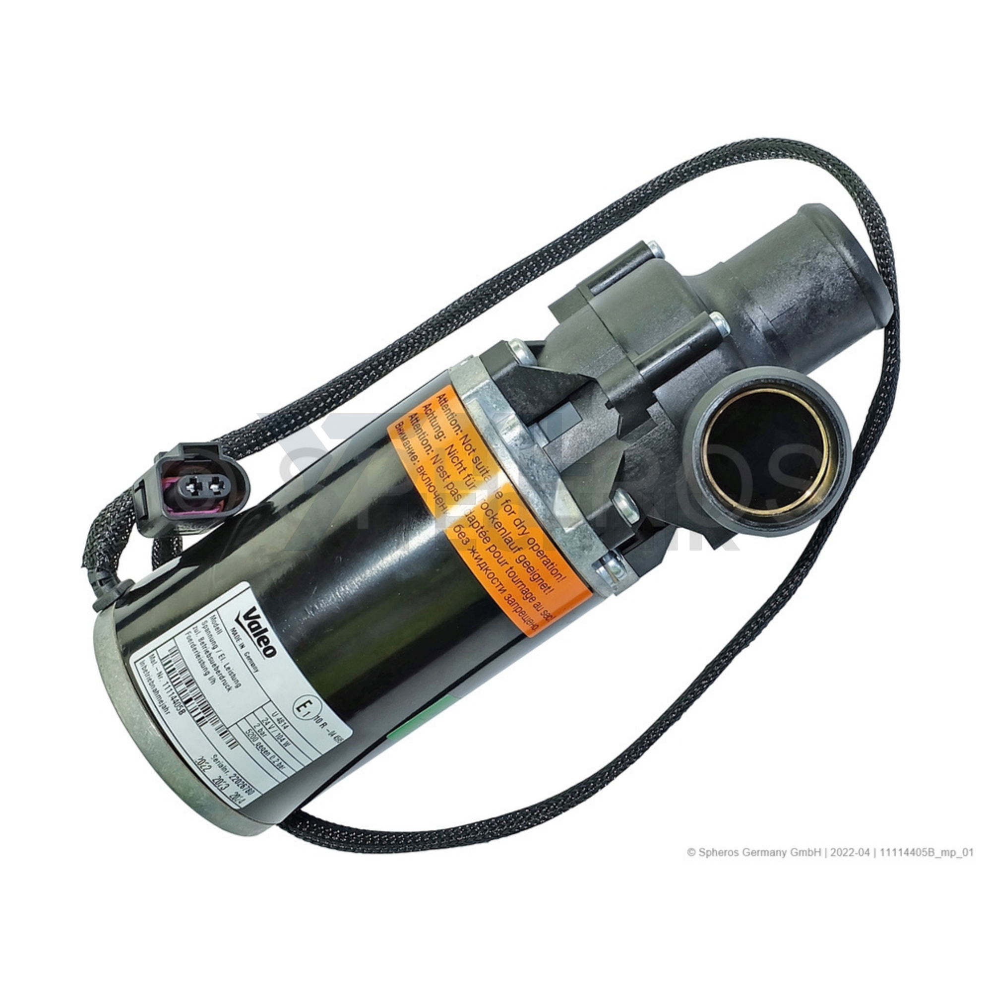 Spheros Thermo E+ 320 Diesel 24V Water Heater | Complete Installation Kit Included