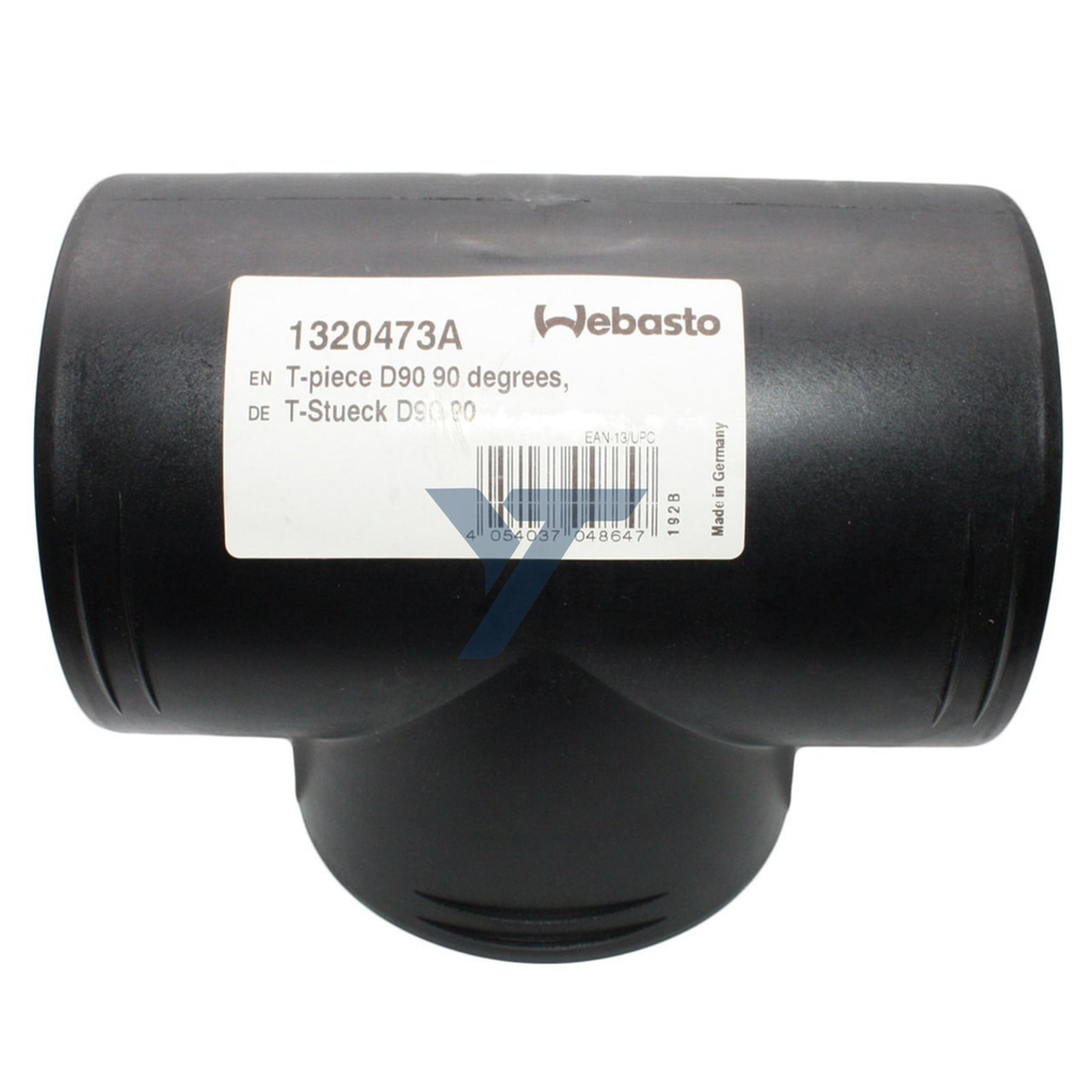 Webasto 90x90x90 T-Piece Air Duct Connector – 1320473A