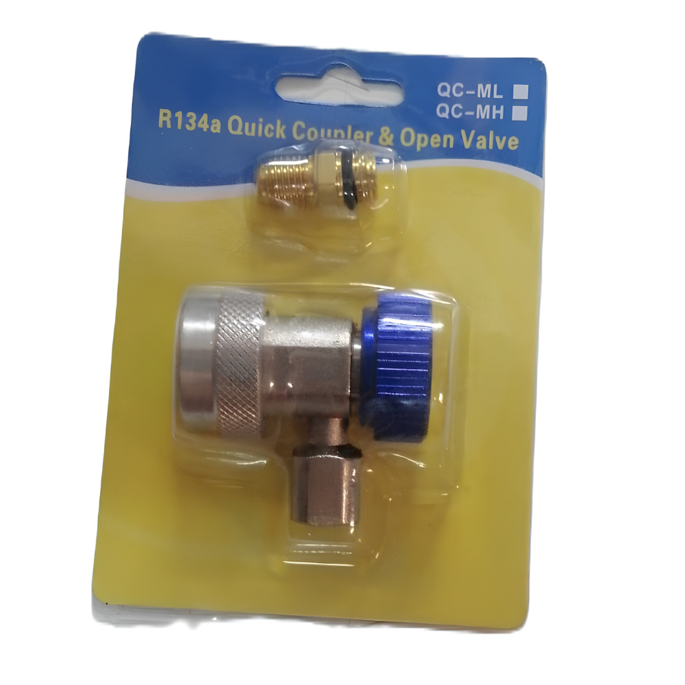 Automotive A/C R134a Adjustable Quick Coupler Adapter Set