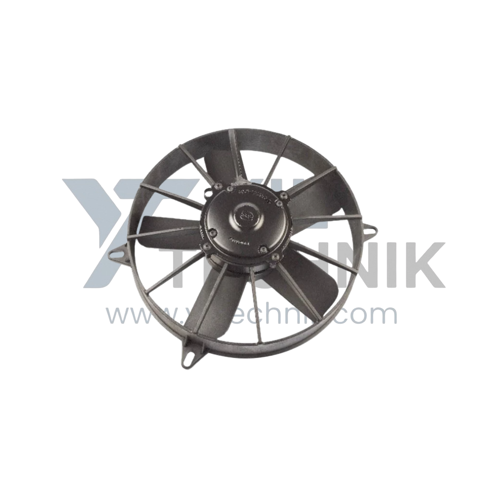 12inch 335 mm outer diameter Kormas 12V wide 5 blade suction axial fan motor -743 160 05 /74316005