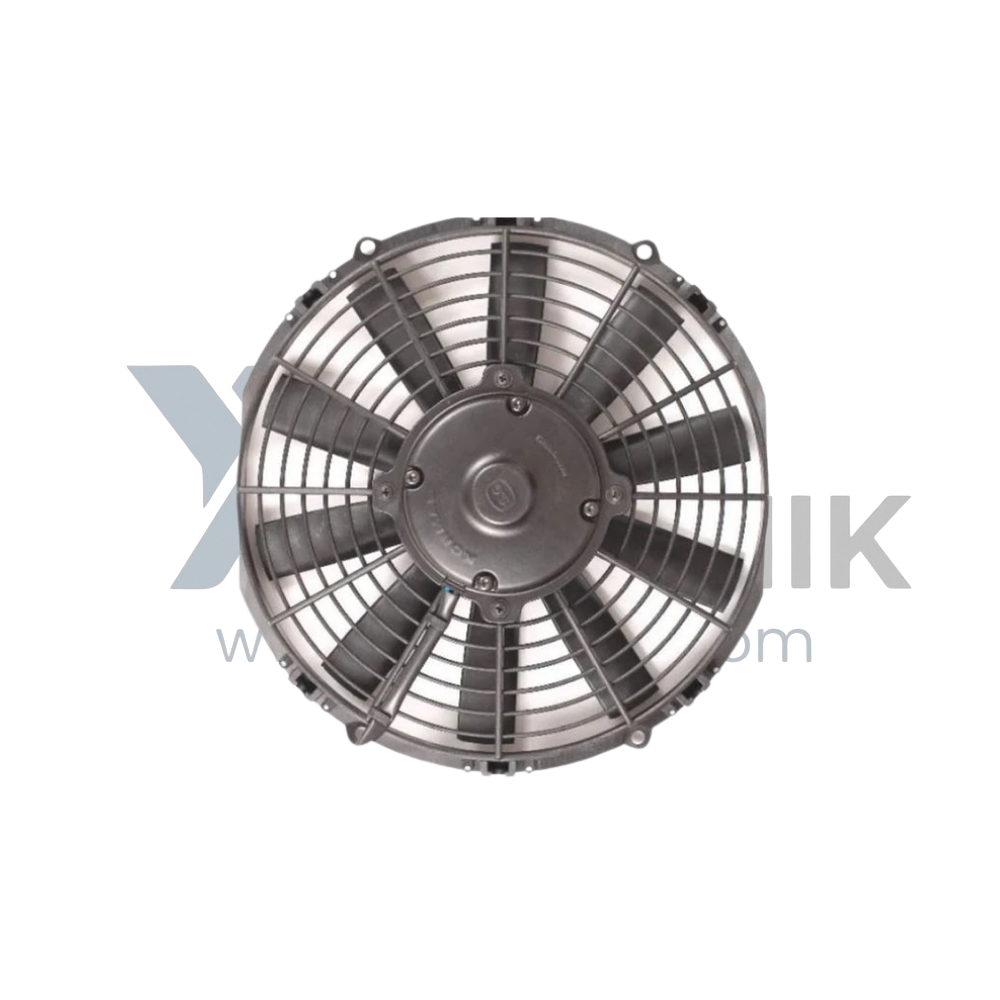 12inch 335 mm outer diameter Kormas  suction axial fan motor slim motor type 12V-743 150 12/74315012