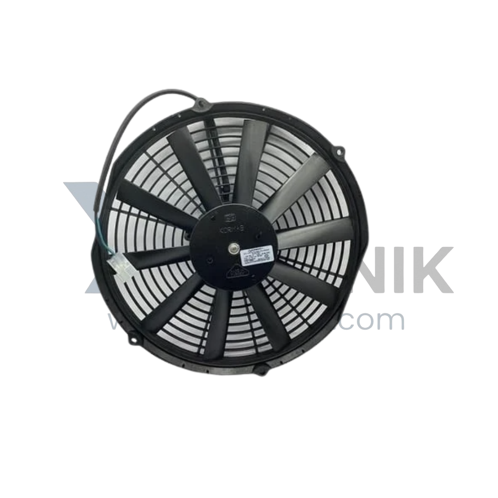 12inch 335 mm outer diameter Kormas  suction axial fan motor slim motor type 12V-743 150 12/74315012