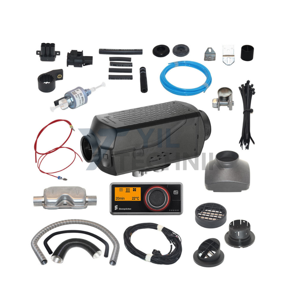 Espar / Eberspächer M3 D4L 12V RV Diesel Heater – Comfort Installation Kit - 252955050000