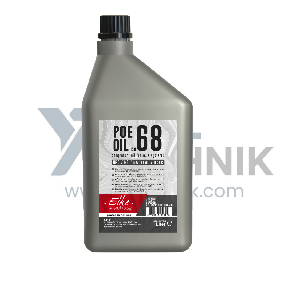 ELKE 68 Polyester POE 68 Compressor Oil 1000 ML- 11.015