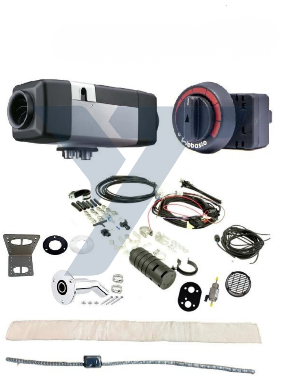 Webasto Air Top Evo 40 – 24V Diesel Marine Air Heater Kit | Manuel Control Panel 9028024A-9028024C