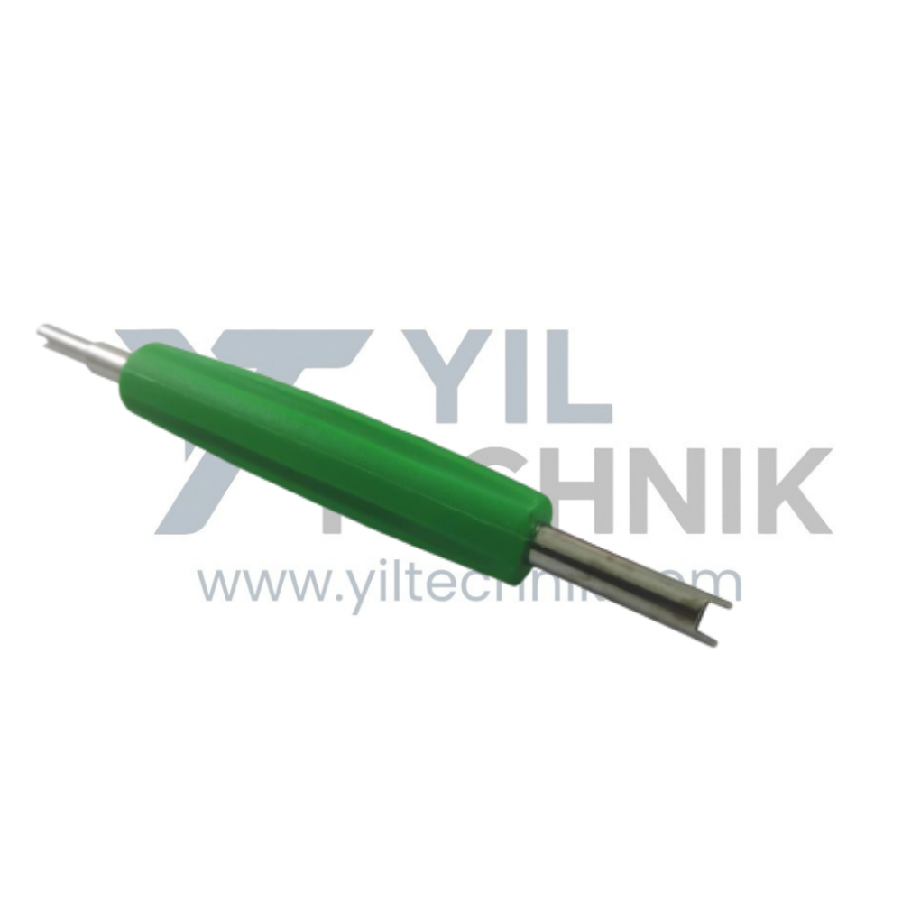 Dual-Ended Valve Core Removal Tool for A/C & Tire Valves – Double-Head Design